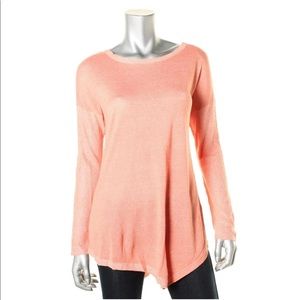 Two by Vince Camuto Womens Knit Pullover Sweater coral defect stains M New